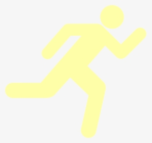 Transparent Jog Clipart - Stick Man Running White, HD Png Download, Transparent PNG
