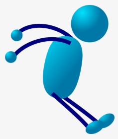 Stick Man Running - Stopping Clipart, HD Png Download, Transparent PNG