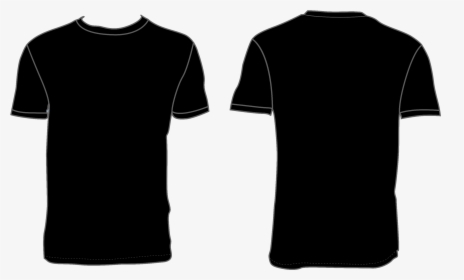 Black Shirt Template Png Clipart , Png Download - Vector Kaos Polos Biru Dongker, Transparent Png, Transparent PNG