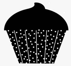 Blue Cupcake Clip Art - Cupcake Shaped Clip Art, HD Png Download, Transparent PNG