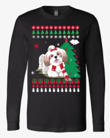 Christmas Ugly Sweater - Lhasa Apso, HD Png Download, Transparent PNG