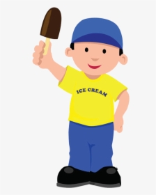 Ice Cream Cart Drawing Clip Art - Boy Wearing Cap Png, Transparent Png, Transparent PNG