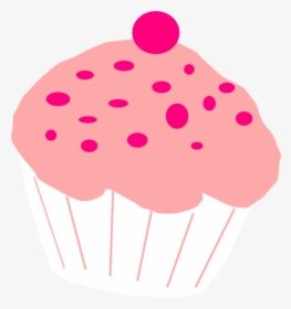 Transparent Background Pink Cupcake Clipart, HD Png Download, Transparent PNG