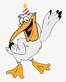 Hand Drawn Cartoon Pelican, HD Png Download, Transparent PNG