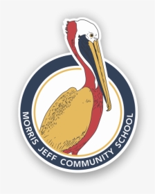 Pelican - Morris Jeff Community School Logo, HD Png Download, Transparent PNG