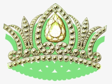 Transparent Bling Clipart - Green Crown Clipart, HD Png Download, Transparent PNG