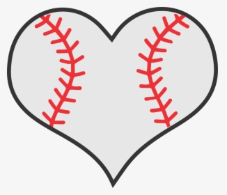 Baseball Heart Png Graphic Freeuse Download - Baseball Heart Svg Free, Transparent Png, Transparent PNG