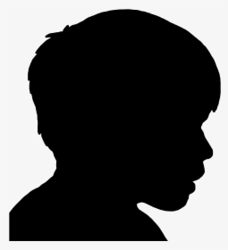 Boy Face Silhouette - Boy Face Silhouette Png, Transparent Png, Transparent PNG