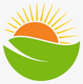 Transparent Sun Vector Png - Grass And Sun Logo, Png Download, Transparent PNG