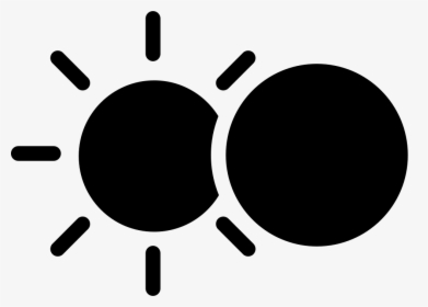 Eclipse Happening Comments - Black Shadow Sun Images Png, Transparent Png, Transparent PNG