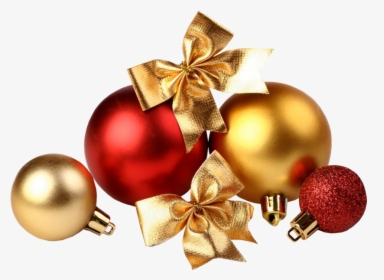 Share This Image - Red And Gold Christmas Decorations Png, Transparent Png, Transparent PNG