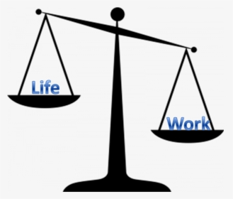 Work Life Balance Clipart - Scales Of Justice Png, Transparent Png, Transparent PNG
