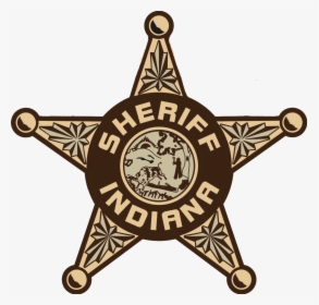 Sheriff Star Png - Indiana Sheriff Star Vector, Transparent Png, Transparent PNG