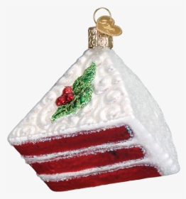 Red Velvet Cake Old World Glass Ornament - Christmas Day, HD Png Download, Transparent PNG