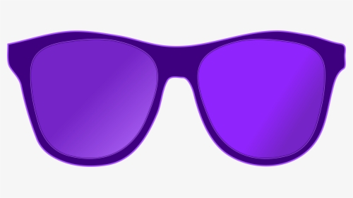 Sunglasses Free Pink Clip - Purple Sunglasses Clipart, HD Png Download, Transparent PNG