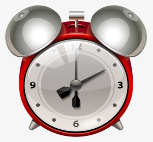 Red Alarm Clock Png - Despertador Png, Transparent Png, Transparent PNG