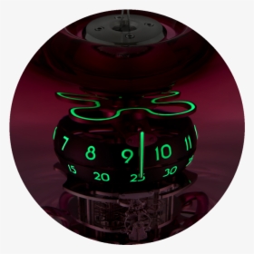 Medusa Pink At Night - Medusa Clock Jellyfish, HD Png Download, Transparent PNG