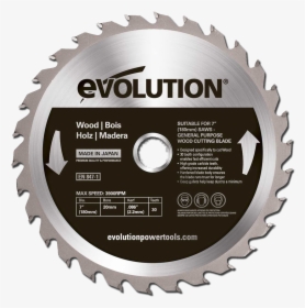 Evolution Industrial Wood Saw Blades   Title Evolution - Wood Cutting Saw Blade, HD Png Download, Transparent PNG