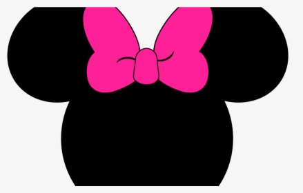 Mickey Mouse Clipart Png - Printable Minnie Mouse Head Silhouette, Transparent Png, Transparent PNG