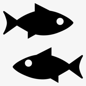 Fishes Silhouette - Icono De Peces, HD Png Download, Transparent PNG