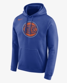 Nike Nba New York Knicks Logo Hoodie - Brooklyn Nets Nike Hoodie, HD Png Download, Transparent PNG