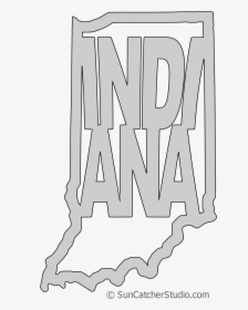 Transparent Indiana Outline Clipart, HD Png Download, Transparent PNG