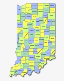 Map Of Indiana - Indiana County Map Png, Transparent Png, Transparent PNG
