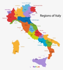 State Map Of Italy, HD Png Download, Transparent PNG