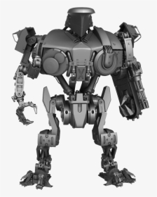 Robocop Png Background Image - Cain Robot 3d Model, Transparent Png, Transparent PNG