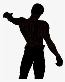 Sexy Man Silhouette Png, Transparent Png, Transparent PNG