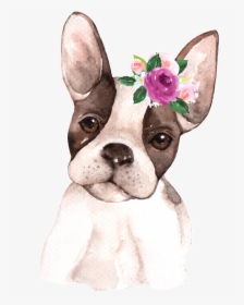 Hand Painted Starling Pet Dog Png Transparent - Dog Calendar August 2019, Png Download, Transparent PNG