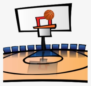 Fashionable Idea Basket Clipart - Basketball Court Clipart Png, Transparent Png, Transparent PNG