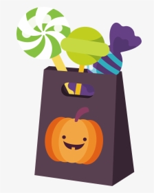 Halloween Candy Bag Clipart, HD Png Download, Transparent PNG