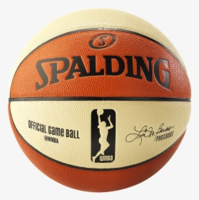 Spalding Wnba Official Composite Basketball - Spalding, HD Png Download, Transparent PNG