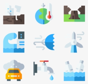 Climate Change - Icon One Colour Carbon Emission, HD Png Download, Transparent PNG