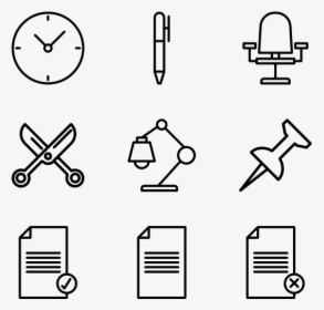 Stationery And Office - Phone Email Icon Png, Transparent Png, Transparent PNG