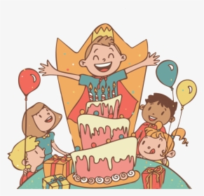 Transparent Happy Birthday Cousin Clipart - Kids Birthday Clipart, HD Png Download, Transparent PNG