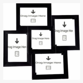 Front Template Image - Collage Frame Png Party, Transparent Png, Transparent PNG