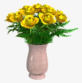 Flowers, Bouquet, Flower Vase, Arrangement, Vase - Flower Vase Transparent Background, HD Png Download, Transparent PNG