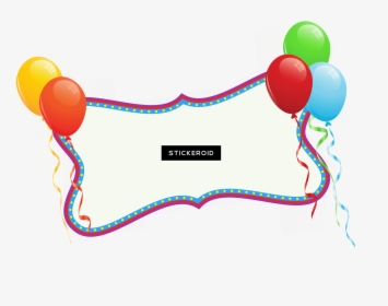 Balloon , Png Download - Birthday Clip Art Free Banner, Transparent Png, Transparent PNG