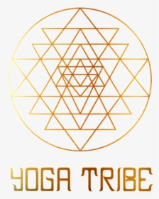Yoga Tribe Gold - Sri Yantra Sacred Geometry Triangle, HD Png Download, Transparent PNG