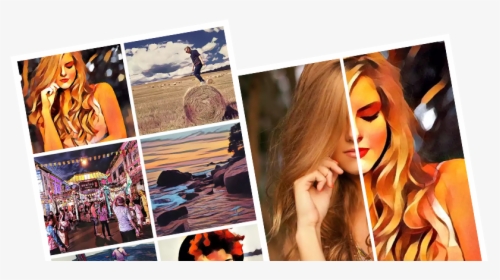 Prisma App Photos - Collage, HD Png Download, Transparent PNG