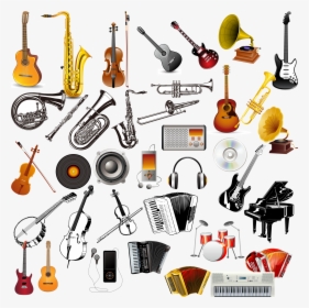 Transparent Music Instruments Png - Music Tools Png, Png Download, Transparent PNG