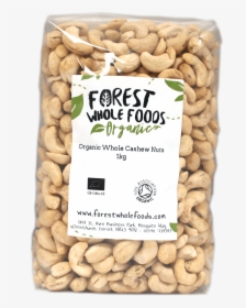 Organic Whole Cashew Nuts 1kg - Cashew, HD Png Download, Transparent PNG