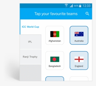 Your App Your Teams - Cricinfo App, HD Png Download, Transparent PNG