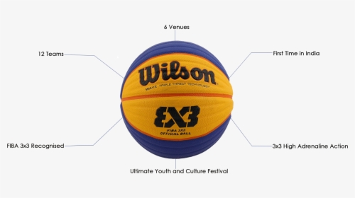 Basketball Wilson 3x3 Fiba, HD Png Download, Transparent PNG