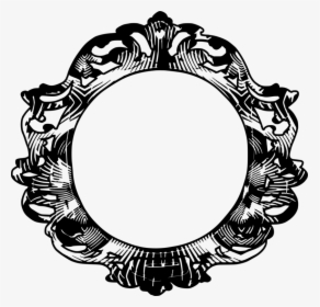 Picture Frame,monochrome Photography,oval - African Frame Circle Png, Transparent Png, Transparent PNG