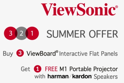 Upgrade Your Summer With Viewsonic M1 Portable Projector - Viewsonic, HD Png Download, Transparent PNG