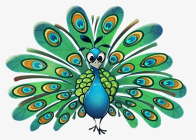 Peacock Clipart Png - Transparent Background Peacock Clipart, Png Download, Transparent PNG