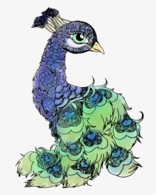 Peacock Clipart Mandala - Animal Mandala Drawing, HD Png Download, Transparent PNG